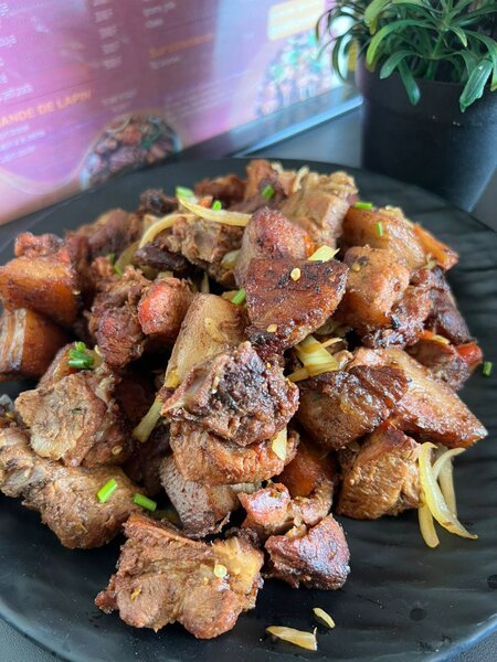 Porc grillé savoureux