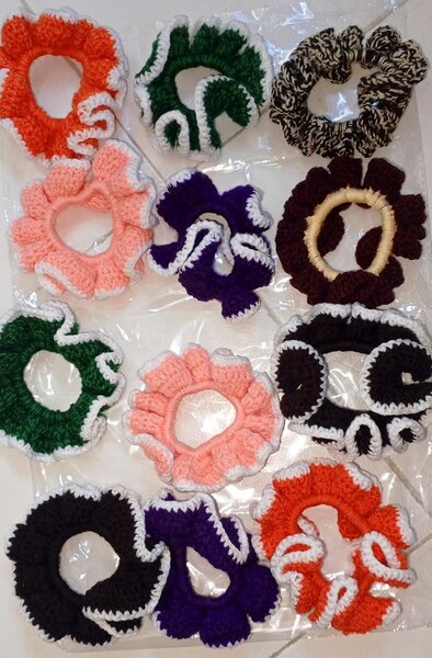 Élastiques à cheveux crochet