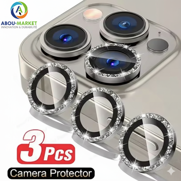Protecteurs Caméra iPhone 3pcs