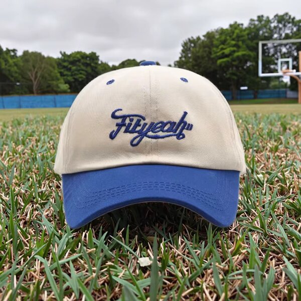 Casquette Bicolore Style Décontracté