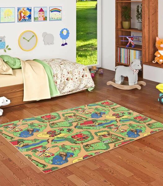 Tapis enfant coloré éducatif