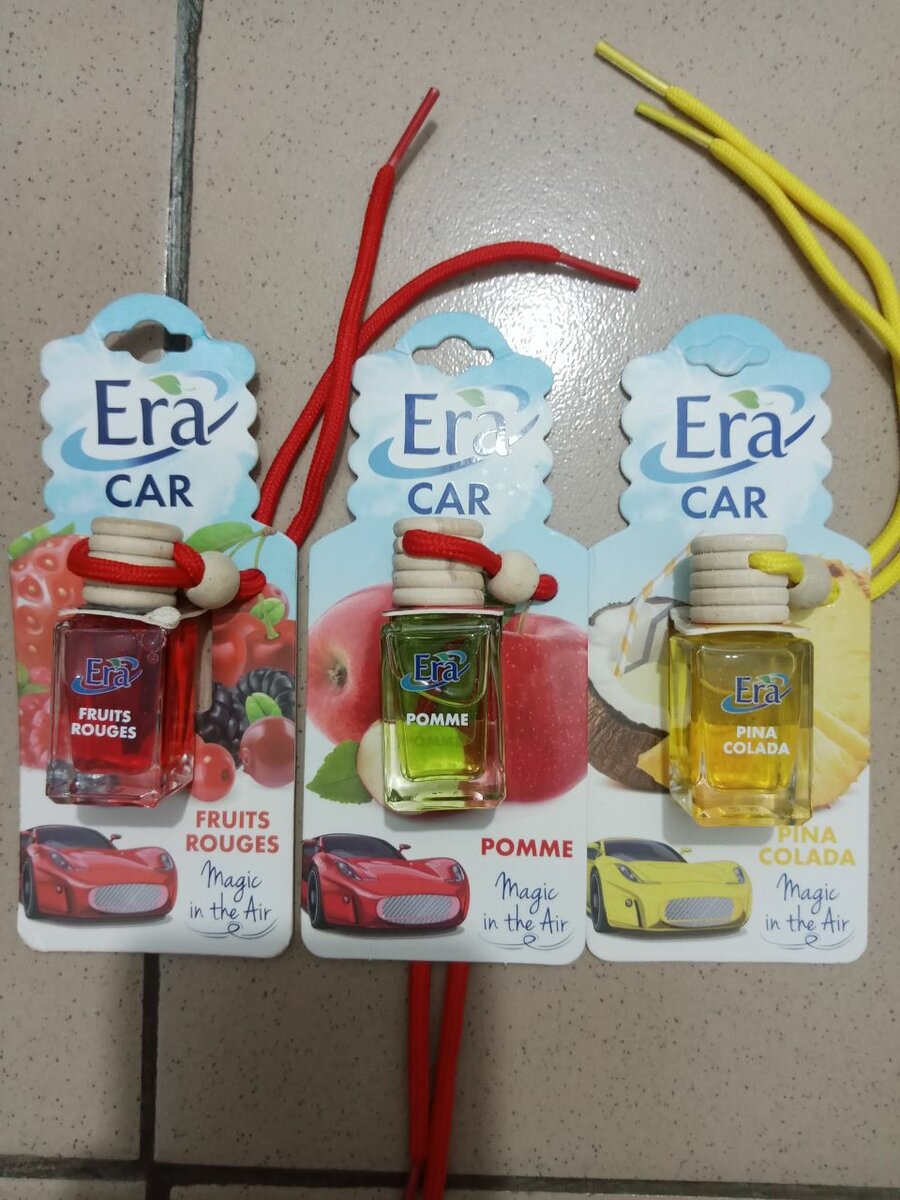 3 Parfums de voiture Era Car