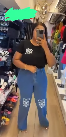 Women's 2-piece set, T-shirt and jeans