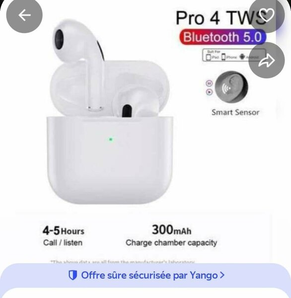 Écouteurs Bluetooth Pro 5