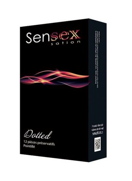 PRÉSERVATIF SENSATION EXTREME À CRAMPON(POINTILLÉ 12 Pièces)