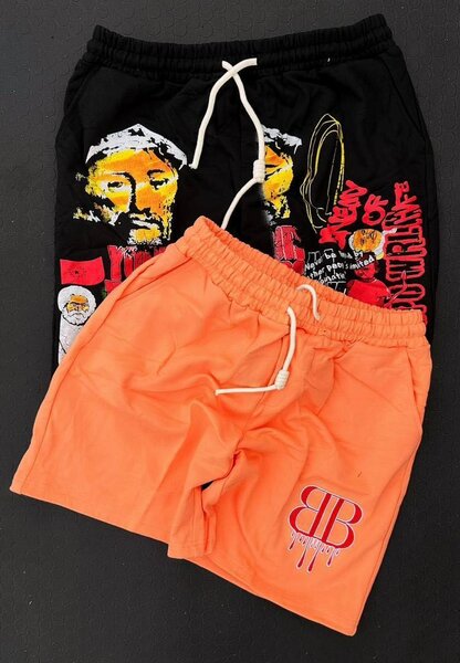 Shorts colorés imprimés pour hommes