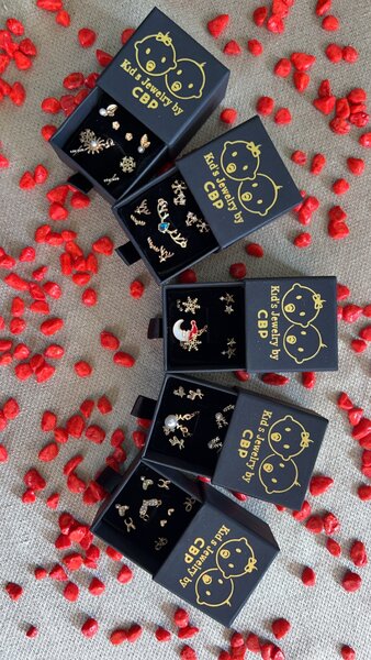 Lot de boucles d'oreilles fantaisie