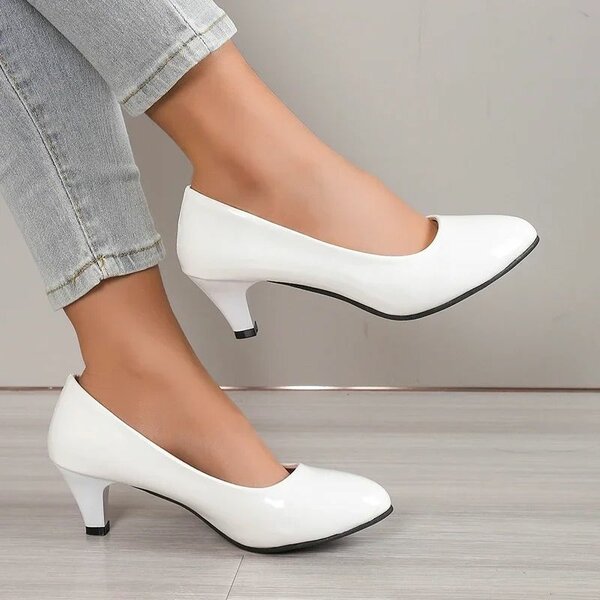 Short heels ladies formal shoes