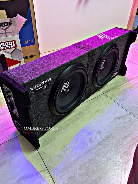 5000W MA AUDIO Self Amplified Dual Subwoofer
