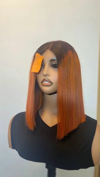 Perruque mi-longue droite