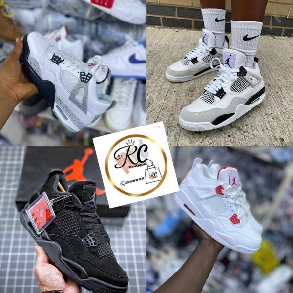 Baskets Air en Cuir Noir