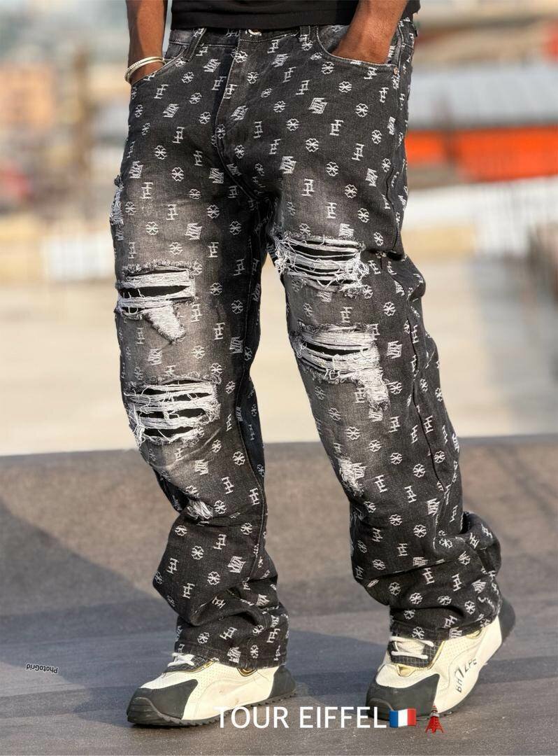 Jeans cargo streetwear