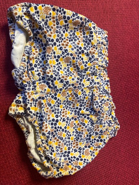 Culotte bébé motif floral