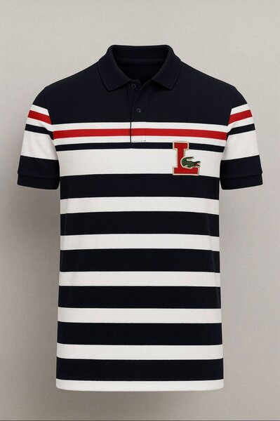 Polo rayé homme stylé