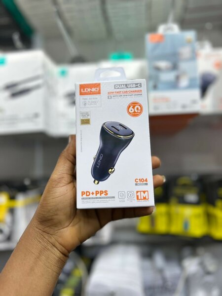 JR car charger 45w USB AND C