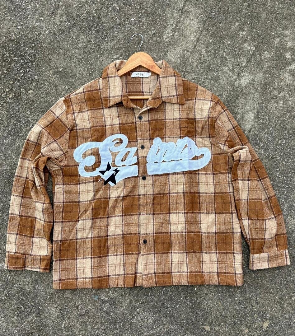 Chemise à carreaux vintage