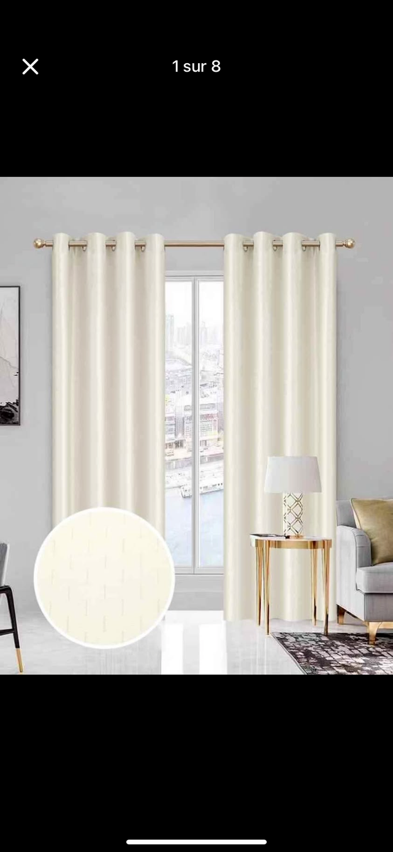 Rideaux occultants élégants