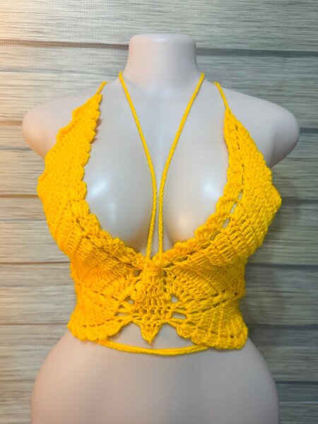 Crochet Butterfly Top