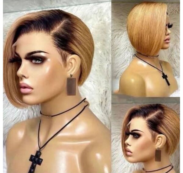 Perruque Bob en Dentelle Frontale