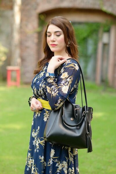 Alure black 3pcs handbag