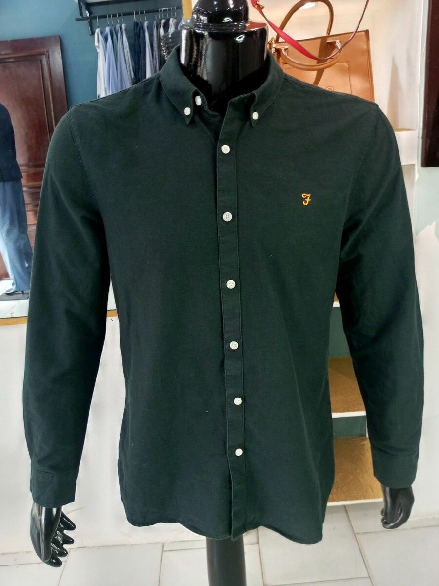 Chemise élégante vert homme