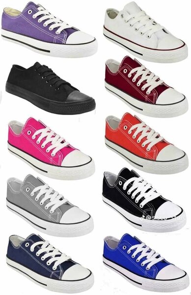 Sneakers en toile unisexes