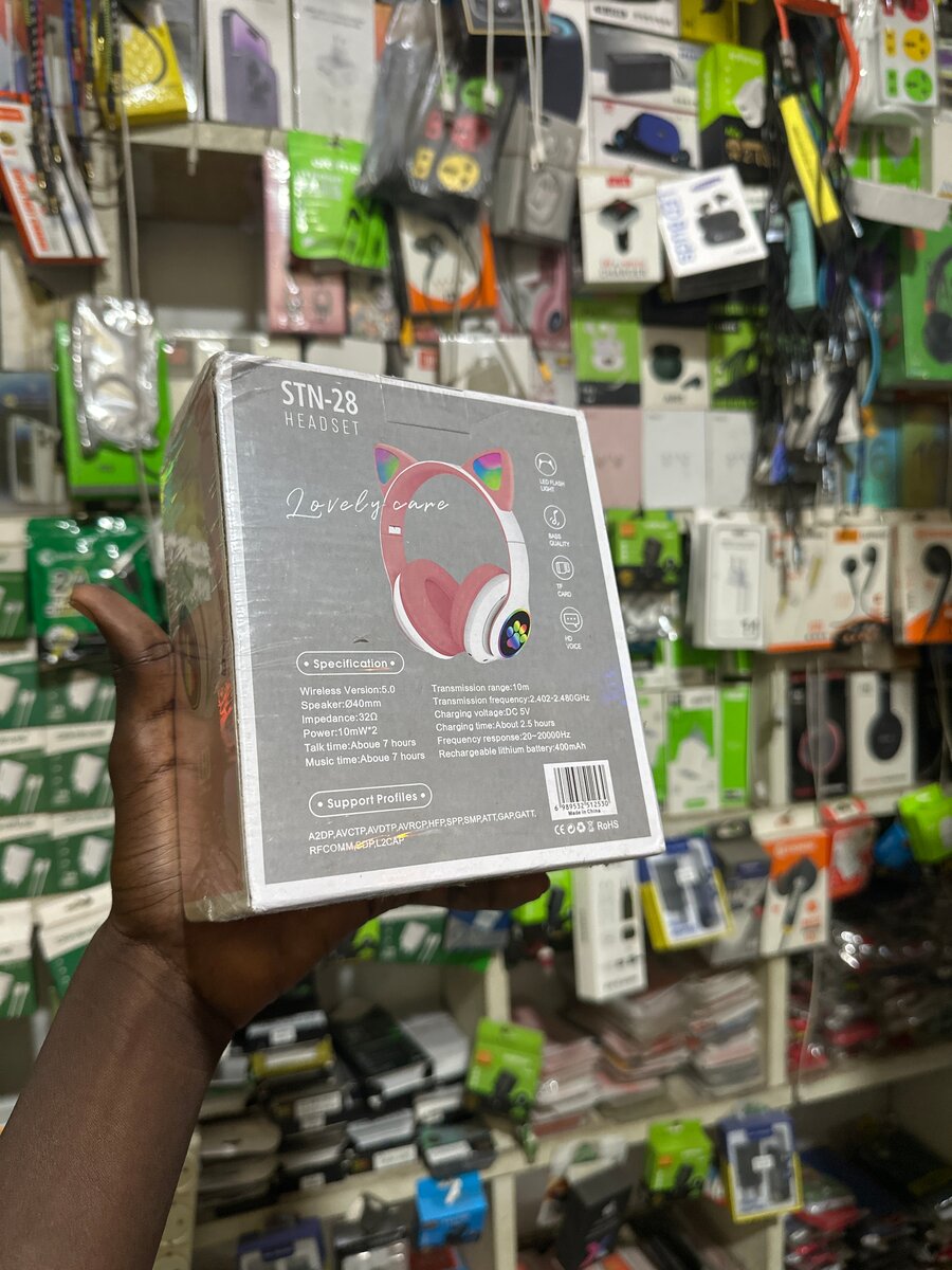 Casque sans fil oreilles chat