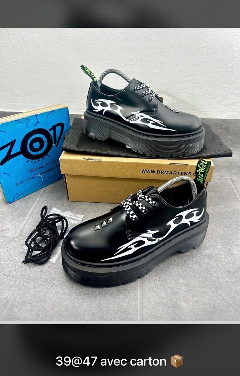 Chaussures en cuir Dr Martens