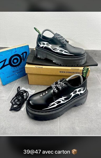 Chaussures en cuir Dr Martens