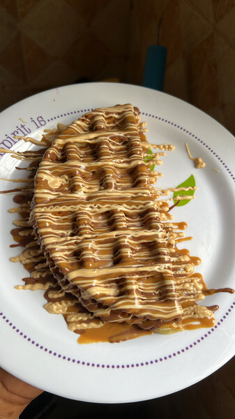 Gaufres aux trois chocolats