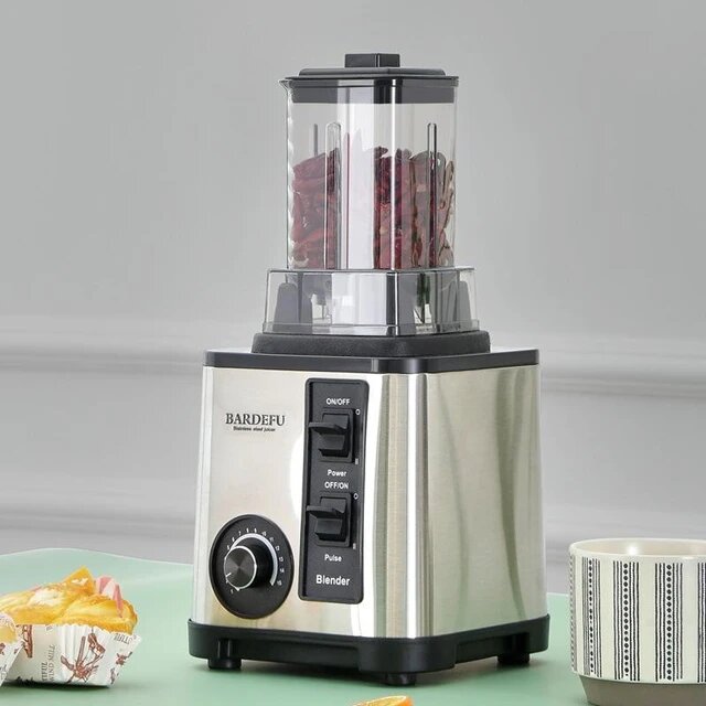 BARDEFU Fruit mixer home use blender 2 in 1 multi-functional