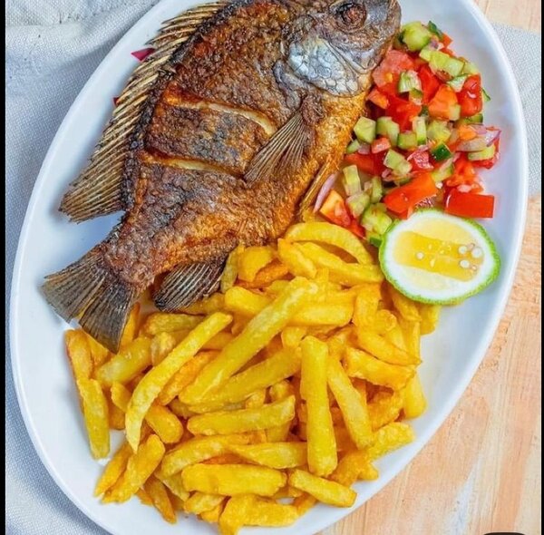 Poisson Frit avec Frites