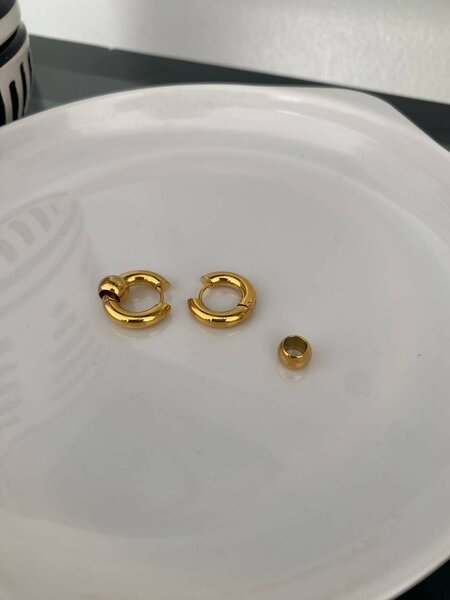 Boucles d'oreilles en or élégant