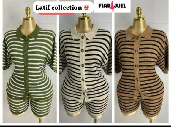 Combinaison rayée femme