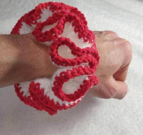 Chouchous en tricot coloré