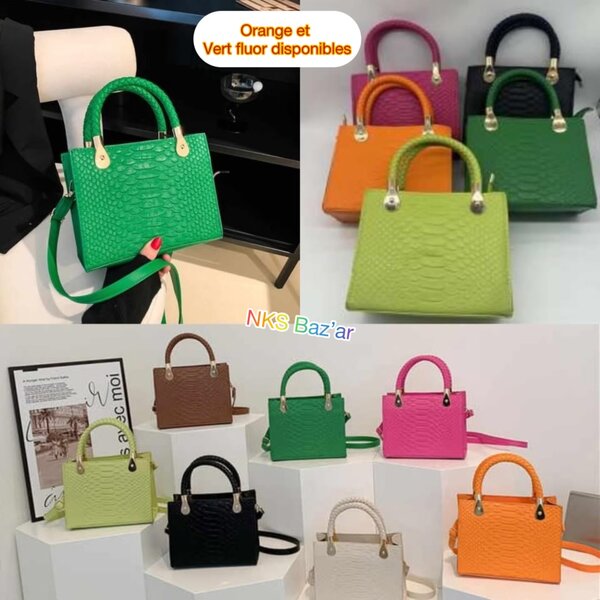 Disponible en vert fluor et orange