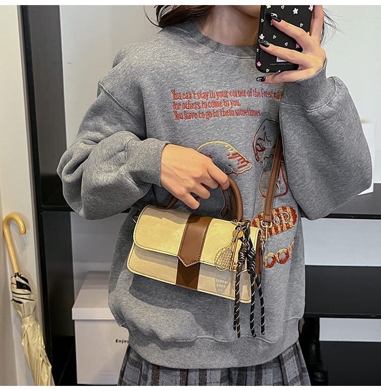 Sac bandoulière en cuir élégant