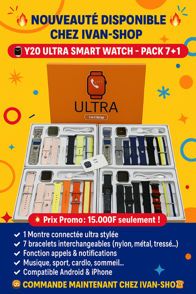 Montre portable connectée y20