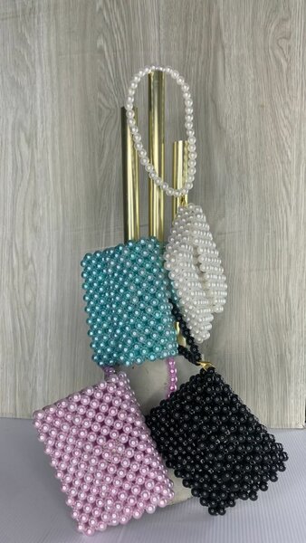 Mini Sacs Perlés Colorés