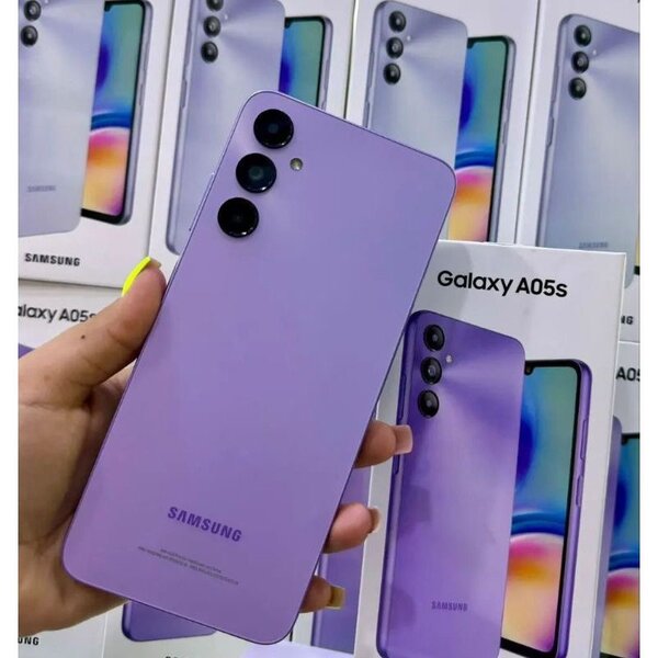 Samsung Galaxy A05s smartphone violet