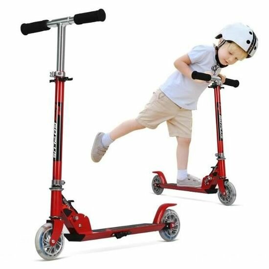 Trottinette Enfant Pliable Rouge