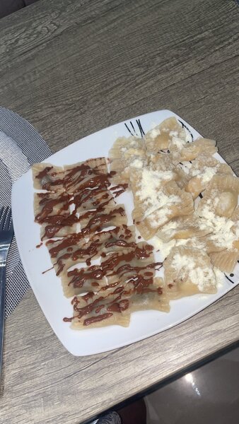 Raviolis ( chocola, fromage)