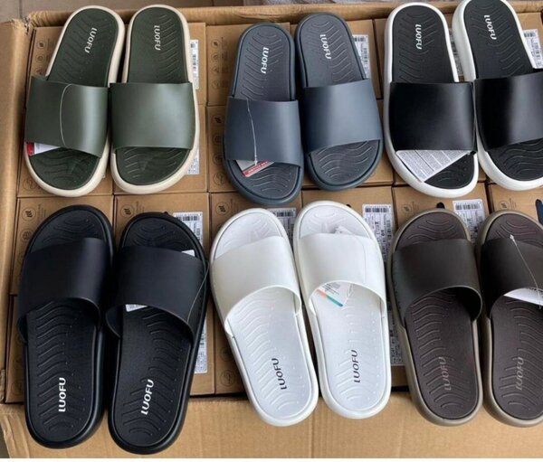 Paoni Slides for Men - Soft Slippers