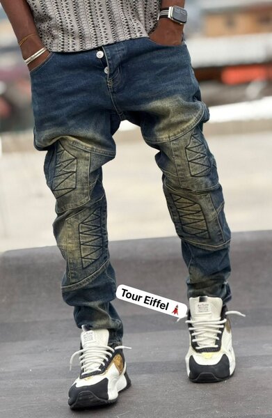 Jean style biker hommes