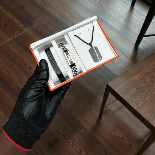 Set bracelet masculin élégant