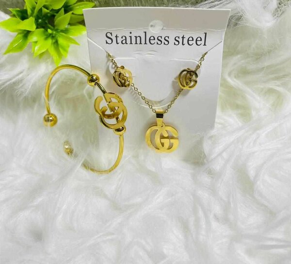 Complet bijou acier inoxydable