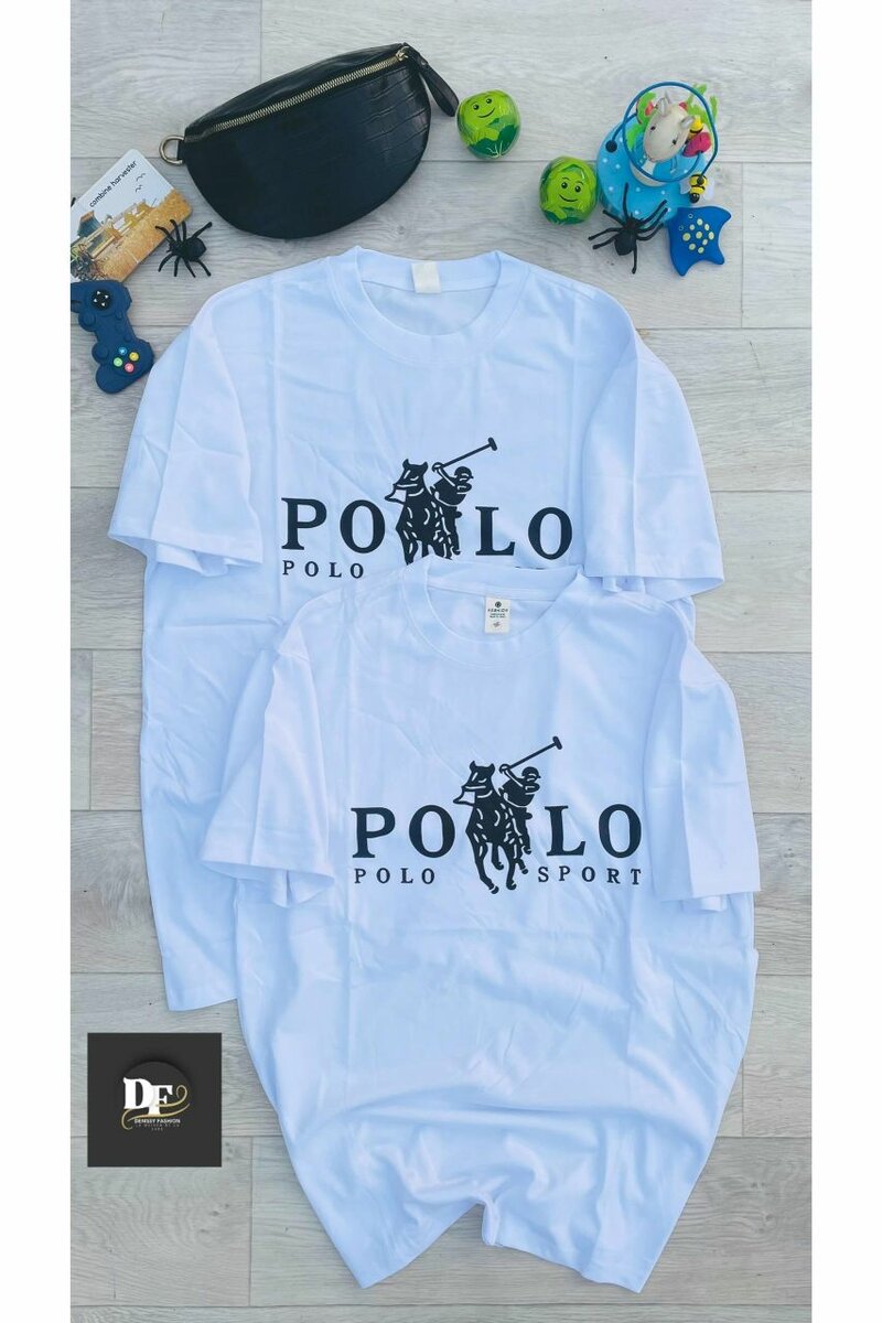 T-shirts assortis parents-enfants