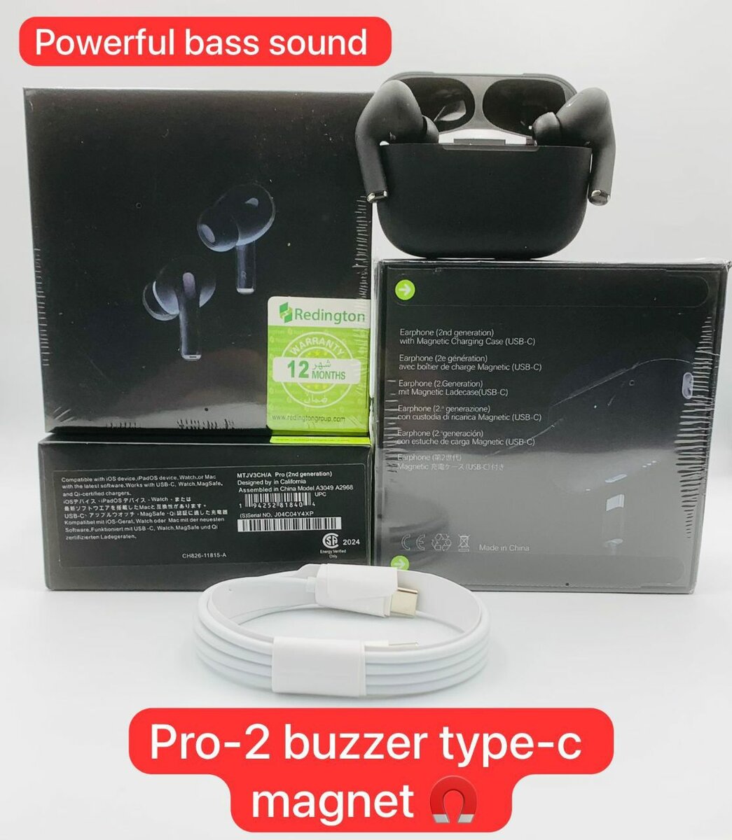 Pro 2 Earbuds Black Edition