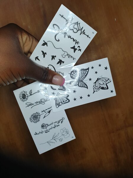 Temporary tattoo stickers