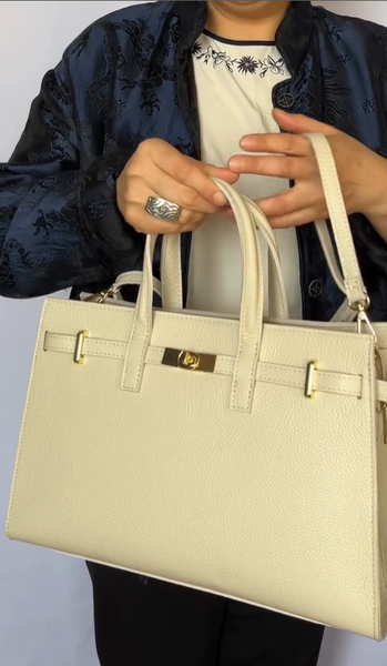 сумка бежевая